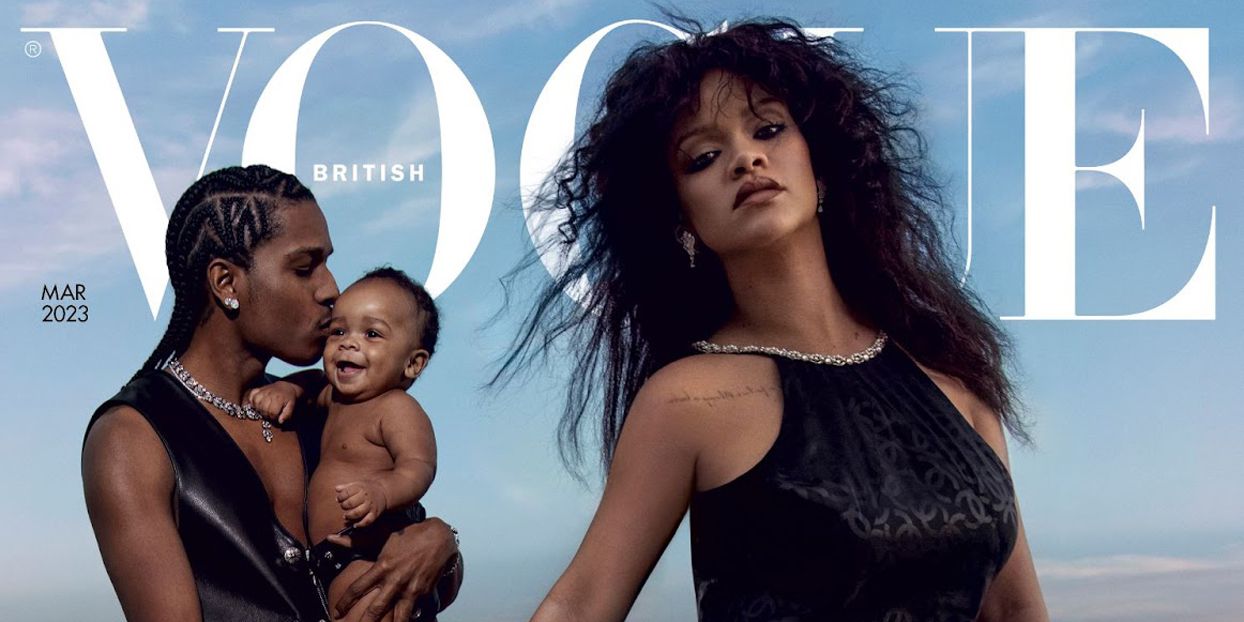 რიანა, პირველად, შვილთან და A$AP Rocky-სთან რთად British Vogue-ს გარეკანზე და ინციდენტი გადაღებებზე